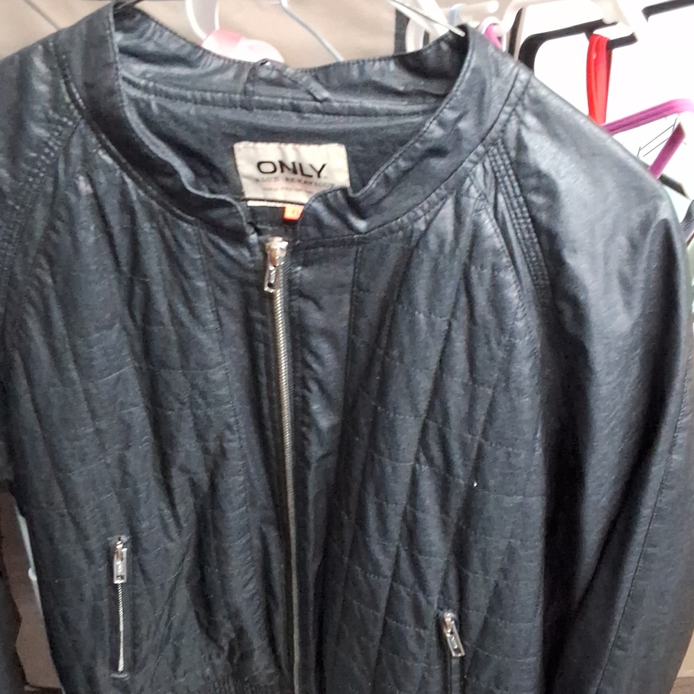 ONLY  Suri Quilted PU Jacket (as is)